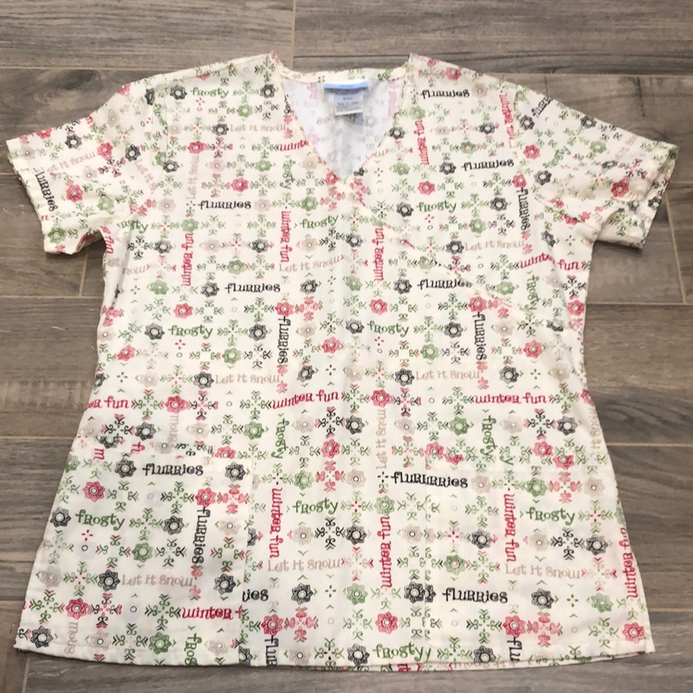 SB Snowflake Scrubs